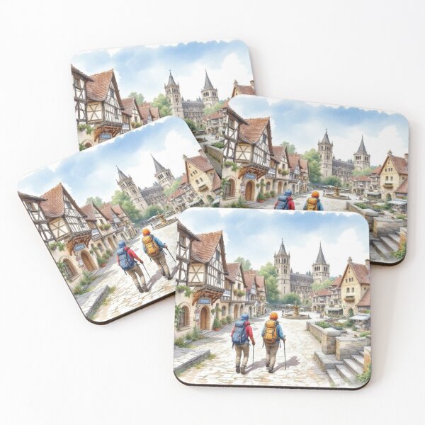 Item preview, Way of St. James, passing through a village (Périgord) designed and sold by jefboutique6150.