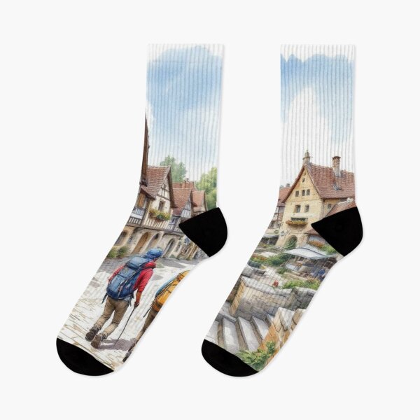 Item preview, Way of St. James, passing through a village (Périgord) designed and sold by jefboutique6150.