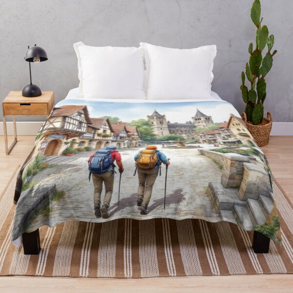 Item preview, Way of St. James, passing through a village (Périgord) designed and sold by jefboutique6150.