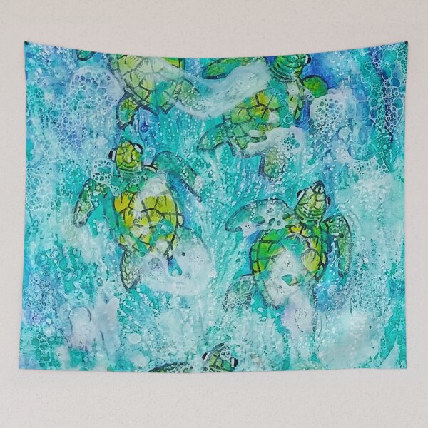 Item preview, Baby Sea Turtle Run  designed and sold by Matt Starr Fine Art .