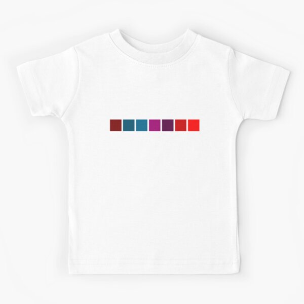 Colour Chart Kids Babies Clothes Redbubble - boys roblox logo shirt video game kids youth tee heather active shirt png image with transparent background toppng