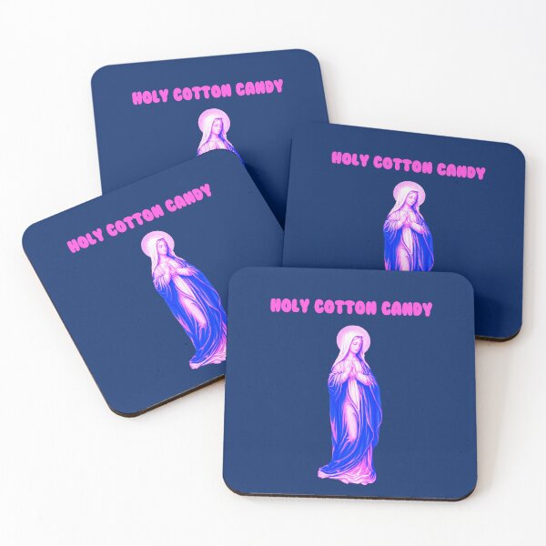 Item preview, Holy Cotton Candy Pink And Blue Madonna designed and sold by capricedefille.