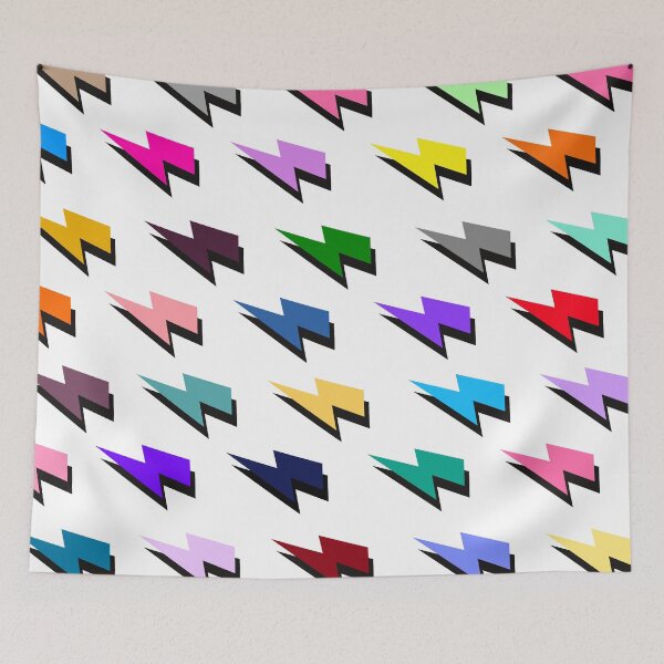 Item preview, Lightning Pattern in Mutli-Colour designed and sold by OneThreeSix.