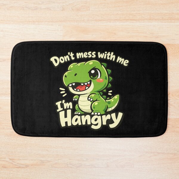 Item preview, Cute Hangry Dinosaur Cartoon designed and sold by SidTastic .