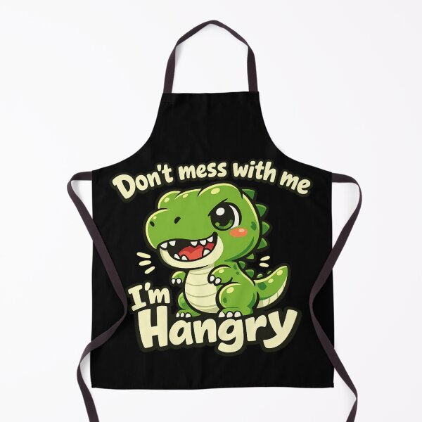 Item preview, Cute Hangry Dinosaur Cartoon designed and sold by SidTastic .
