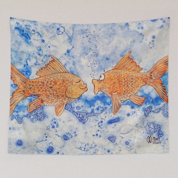 Item preview, Goldfish Rendezvous  designed and sold by Matt Starr Fine Art .