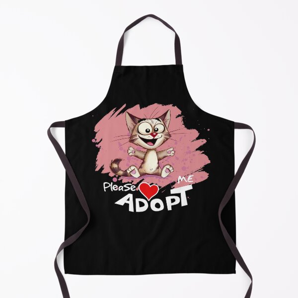Item preview, Adopt Don’t Shop – Cute Rescue Cat Illustration designed and sold by Green Bird Design.