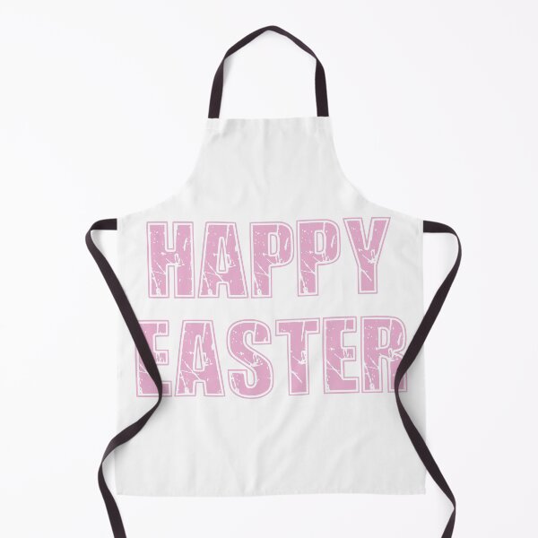 Item preview, Vintage Distressed Pink Happy Easter Typography Design designed and sold by Vision Crafted.