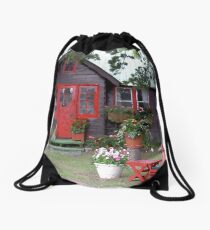The Red House Drawstring Bag