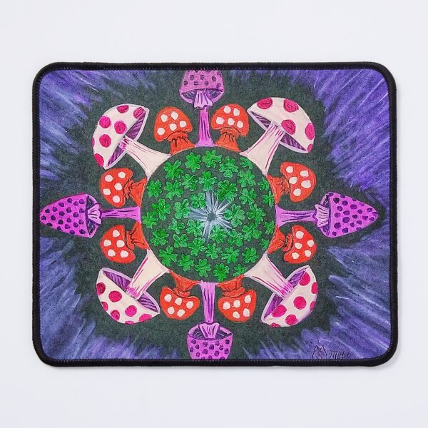 Item preview, Lucky Mushroom Mandala designed and sold by Matt Starr Fine Art .