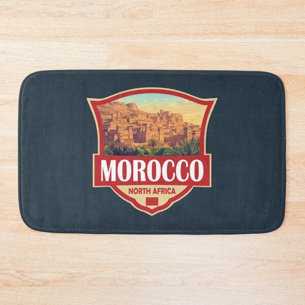 Item preview, Morocco Illustration Retro Badge designed and sold by KrisSidDesigns.