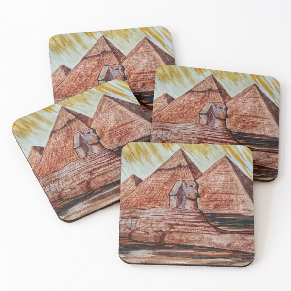 Item preview, The Great Sphinx and Pyramids designed and sold by Matt Starr Fine Art .