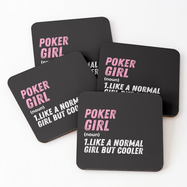 Item preview, Poker Girl Like A Normal Girl But Cooler designed and sold by WeirdlyRare.