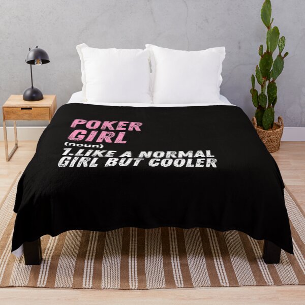 Item preview, Poker Girl Like A Normal Girl But Cooler designed and sold by WeirdlyRare.