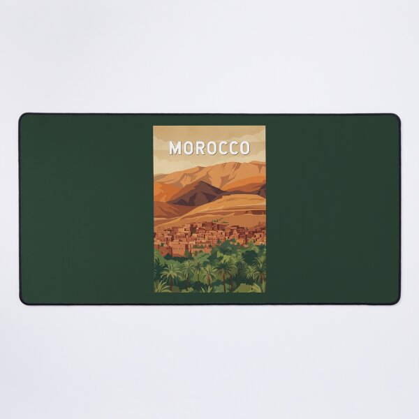 Item preview, Morocco Illustration Travel Art Vintage designed and sold by KrisSidDesigns.
