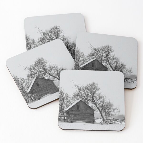 Item preview, An old barn in winter designed and sold by Josef Pittner.