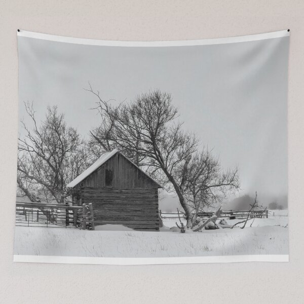 Item preview, An old barn in winter designed and sold by Josef Pittner.