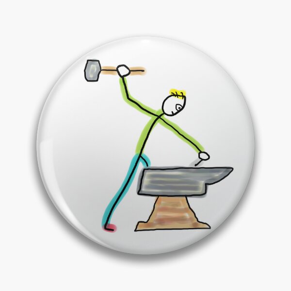 Item preview, Blacksmithing Stickman designed and sold by Mark-Ewbie.