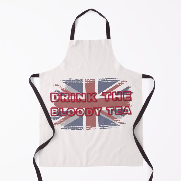 Item preview, Drink The Bloody Tea - Flag designed and sold by ClanRaeDesign.
