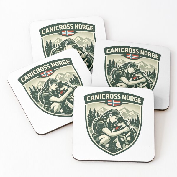 Item preview, Canicross Norge Dog Running Emblem Design designed and sold by Meandmyshop.