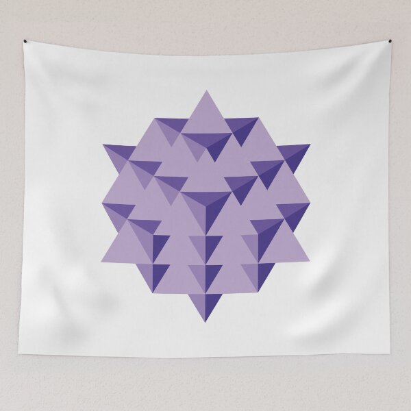 Item preview, 64 Tetrahedron Grid designed and sold by GalacticMantra.