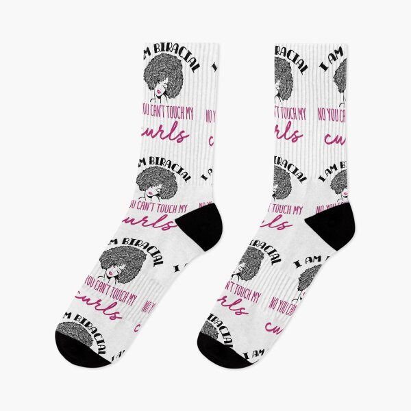 Item preview, I Am Biracial No You Can't Touch My Curls designed and sold by jaygo.