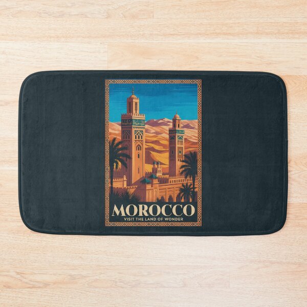 Item preview, Morocco Desert Illustration Travel Art Vintage designed and sold by KrisSidDesigns.