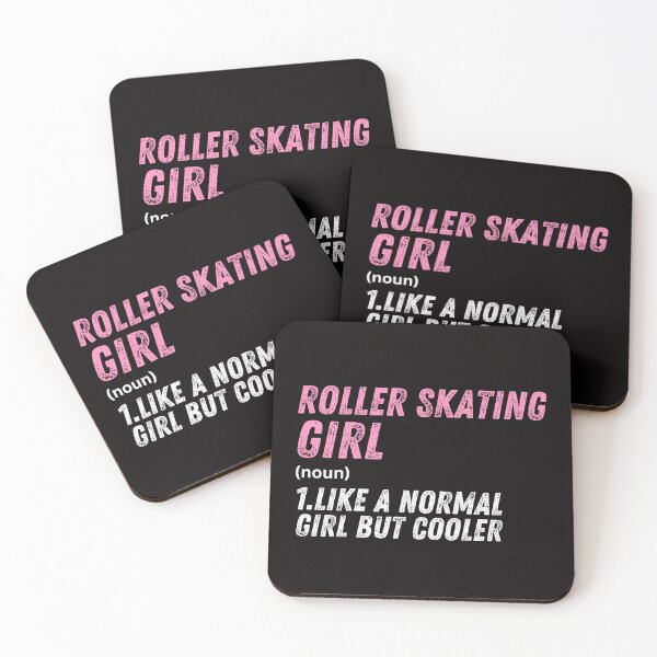 Item preview, roller skating Girl Like A Normal Girl But Cooler designed and sold by WeirdlyRare.