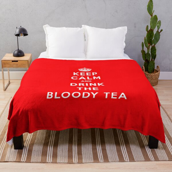 Item preview, Keep Calm and Drink The Bloody Tea designed and sold by ClanRaeDesign.