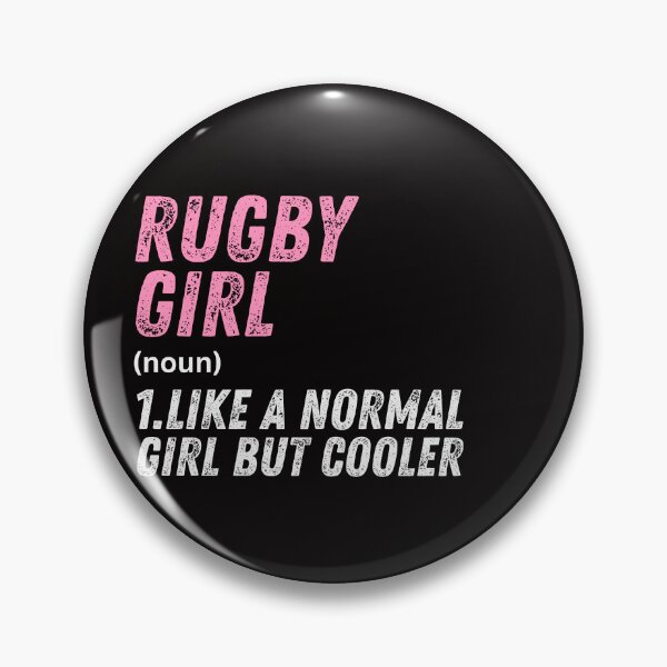 Artikelvorschau, Rugby-Mädchen – wie ein normales Mädchen, nur cooler entworfen und verkauft von WeirdlyRare.