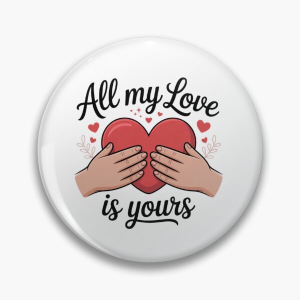 Item preview, All My Love Is Yours | Minimal Romantic Quote T-Shirt designed and sold by RALYSHOP.