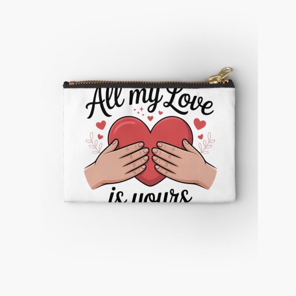 Item preview, All My Love Is Yours | Minimal Romantic Quote T-Shirt designed and sold by RALYSHOP.