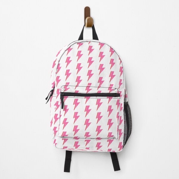 Item preview, Pink and Red Striped Lightning Strike designed and sold by OneThreeSix.