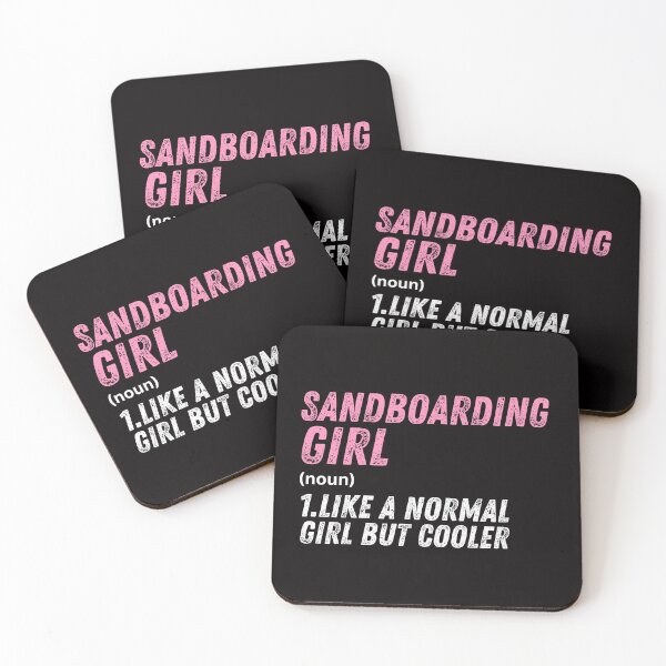 Item preview, Sandboarding Girl Like A Normal Girl But Cooler designed and sold by WeirdlyRare.
