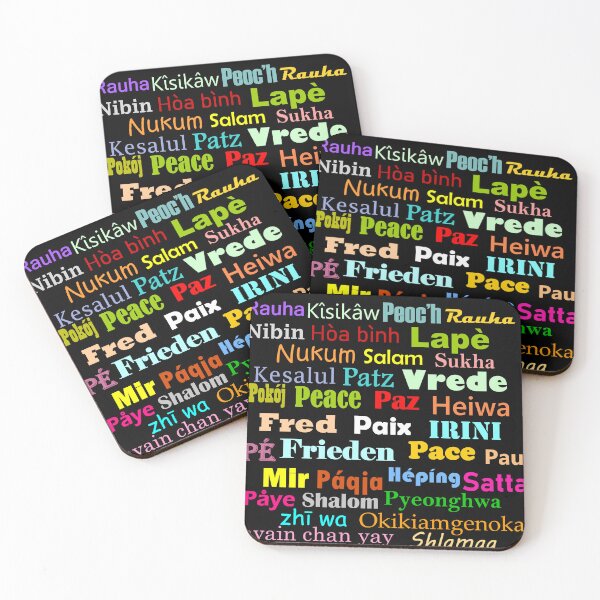 Item preview, Multilingual Peace designed and sold by stephieleb.