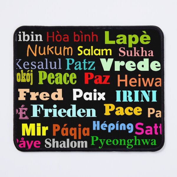Item preview, Multilingual Peace designed and sold by stephieleb.