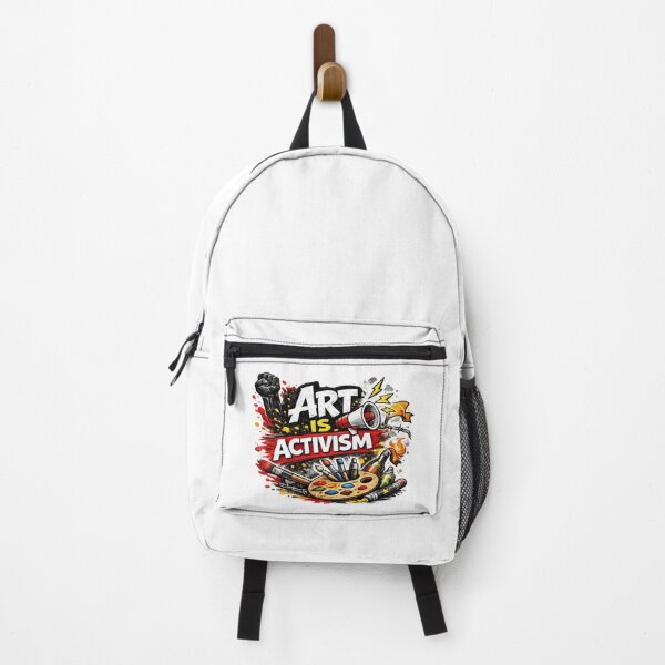 Item preview, Art Is Activism – Protest Art Illustration with Megaphone and Paint Palette designed and sold by RetroPop23.