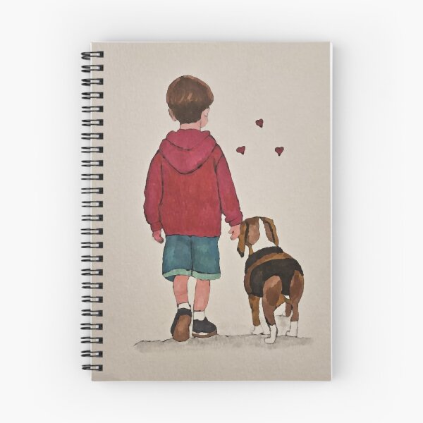 Item preview, Boy With His Dog designed and sold by kazboart.