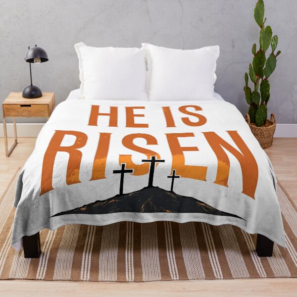 Item preview, He Is Risen Three Crosses Design designed and sold by Pastor Reeves Studio.