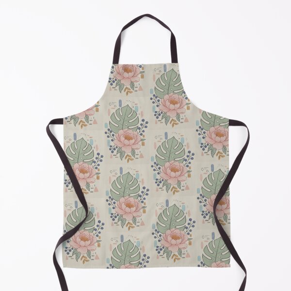 Item preview, Pastel Flower and Tropical Leaf Pattern designed and sold by snoWorkshop.