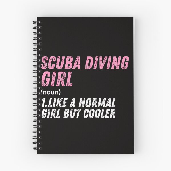 Item preview, scuba diving Girl Like A Normal Girl But Cooler designed and sold by WeirdlyRare.