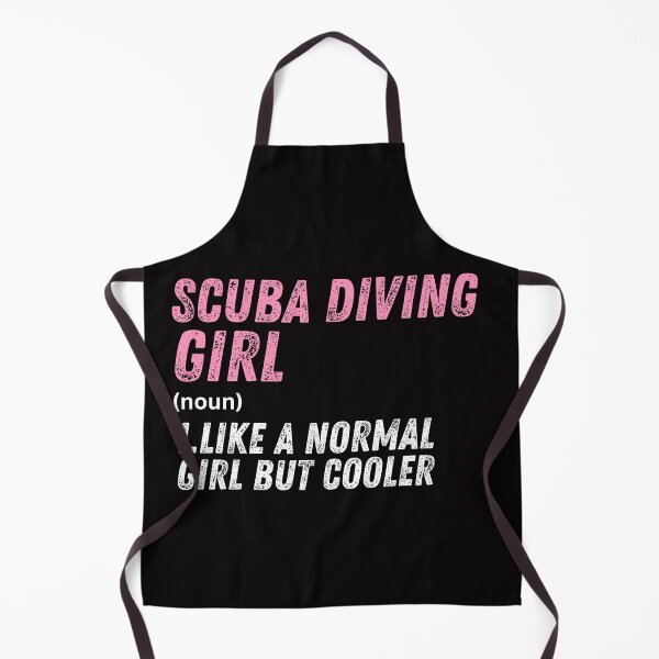 Item preview, scuba diving Girl Like A Normal Girl But Cooler designed and sold by WeirdlyRare.