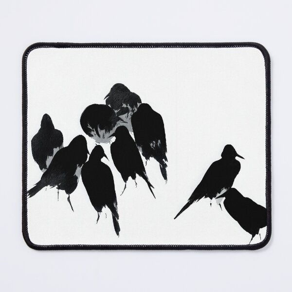 Item preview, Vintage Japanese Crow Illustration Watanabe Seitei Bird Art Print designed and sold by ArtDesignRemix.