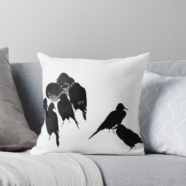 Item preview, Vintage Japanese Crow Illustration Watanabe Seitei Bird Art Print designed and sold by ArtDesignRemix.