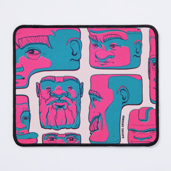 Item preview, Fragmented Faces – Bold Graphic Surreal Illustration designed and sold by RafarteAntunes.