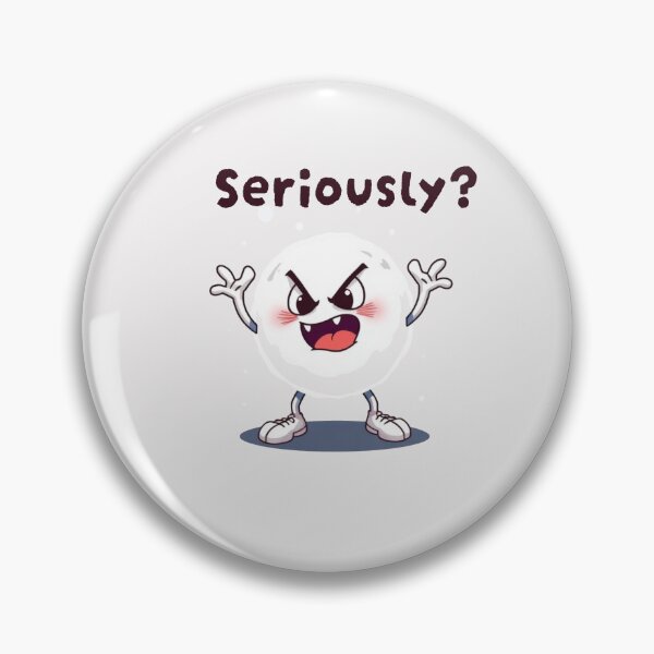 Item preview, Cute Until Provoked, Angry snowball designed and sold by HerrArqan ⭐️⭐️⭐️⭐️.