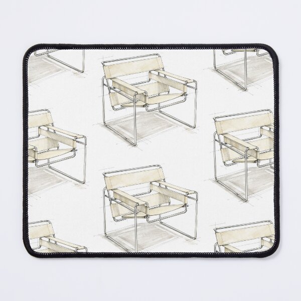 Item preview, Design Classic - Wassily Chair in white - sketch industrial design style copic designed and sold by Rosadraws.