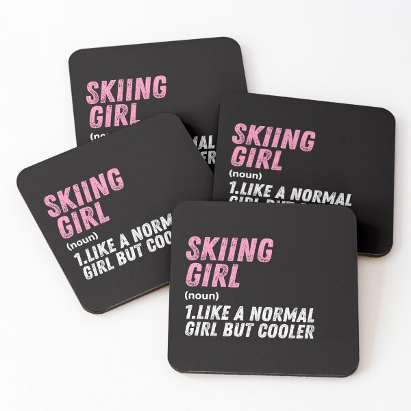Item preview, Skiing Girl Like A Normal Girl But Cooler designed and sold by WeirdlyRare.