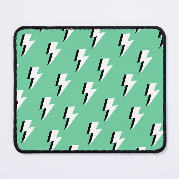 Item preview, Lightning Bolt Pattern on Mint Green  designed and sold by OneThreeSix.