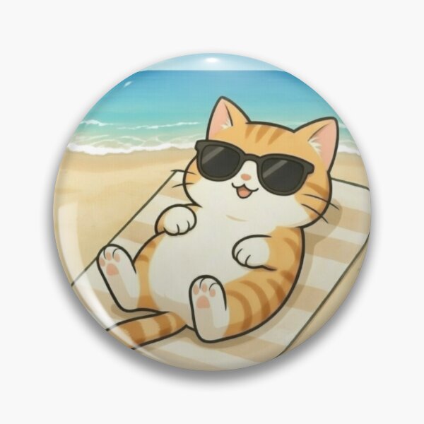 Item preview, Cat sunbathing designed and sold by UrbanView.